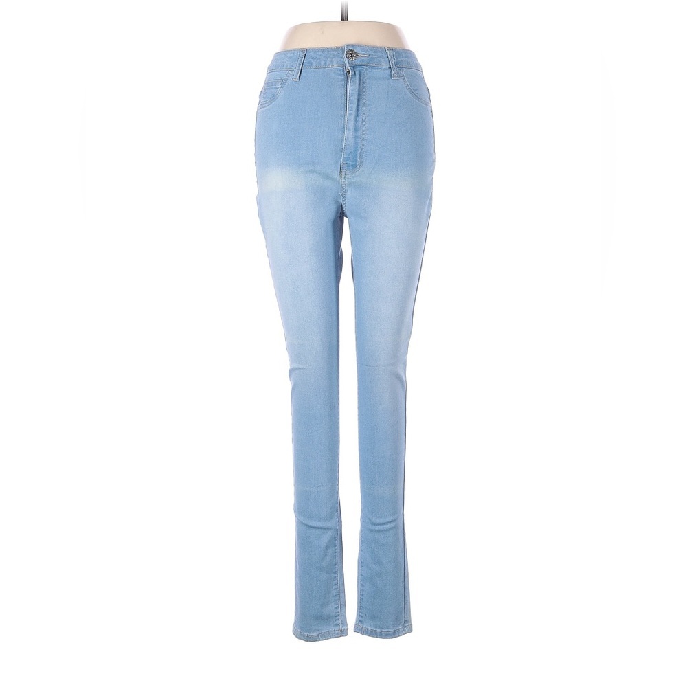 Lover Brand Fashion Light Wash Skinny Leg Jeans L